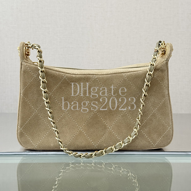 Hobo Handbag 24CM Master quality Designer bag Suede calfskin shoulder Chain bag Luxury Evening Bag with Gift Box X053A