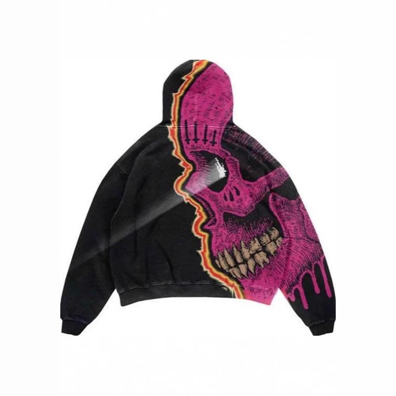 Designer Haute Qualité Hommes Gothique 3D Imprimer Sweat À Capuche Streetwear Hip Hop Harajuku Lâche Casual Pull À Manches Longues Sweat À Capuch
