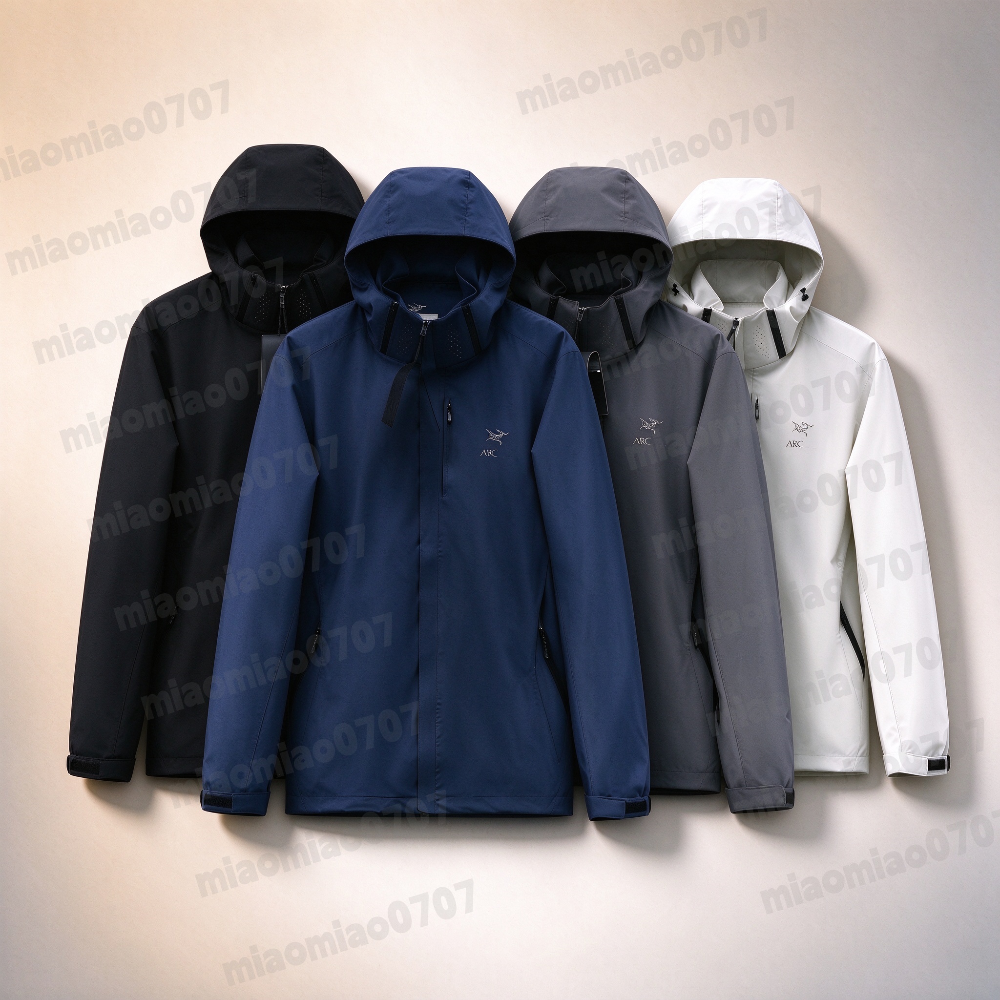 Arc Jacket Designer Men Jacket Three Layer Outdoor zipper jackets Waterproof warm Jackets For sports Women Jacket Male Casual Lightweight Hiking mou