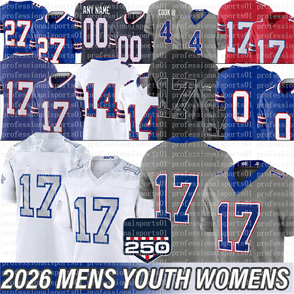 Josh Allen DJ Moore Keon Coleman James Cook Khalil Shakir Dawson Knox Dalton Kincaid Bradley Chubb Parker Dion Dawkins Buffalos Billses Jersey