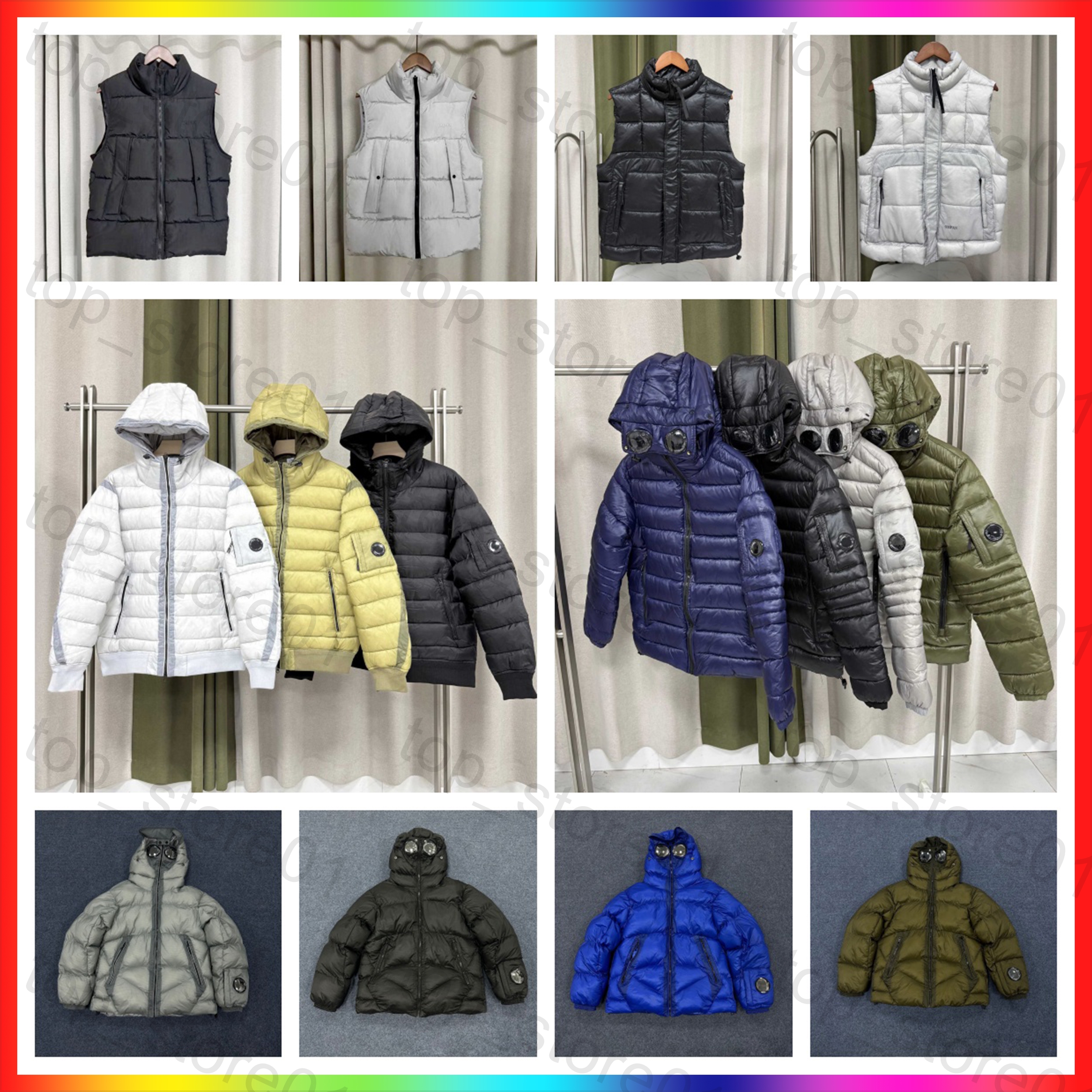 5A Designer Jackets Mens cmpanyyyy jacket Canada Puffer Jacket goggles decoration coat Puffer Coats Anti-Cold Windproof Warm Coat Thickened Long Sle