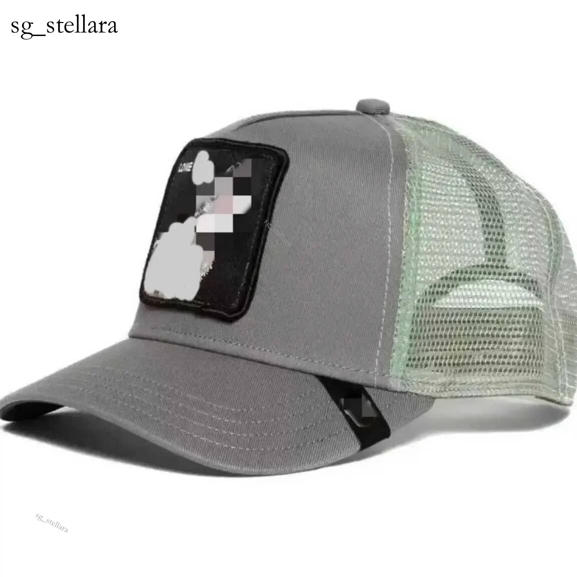 Casquette de baseball brodée d'animaux en maille respirante, poulet, lion, panthère noire, chapeau de chauffeur de camion, protection solaire pop