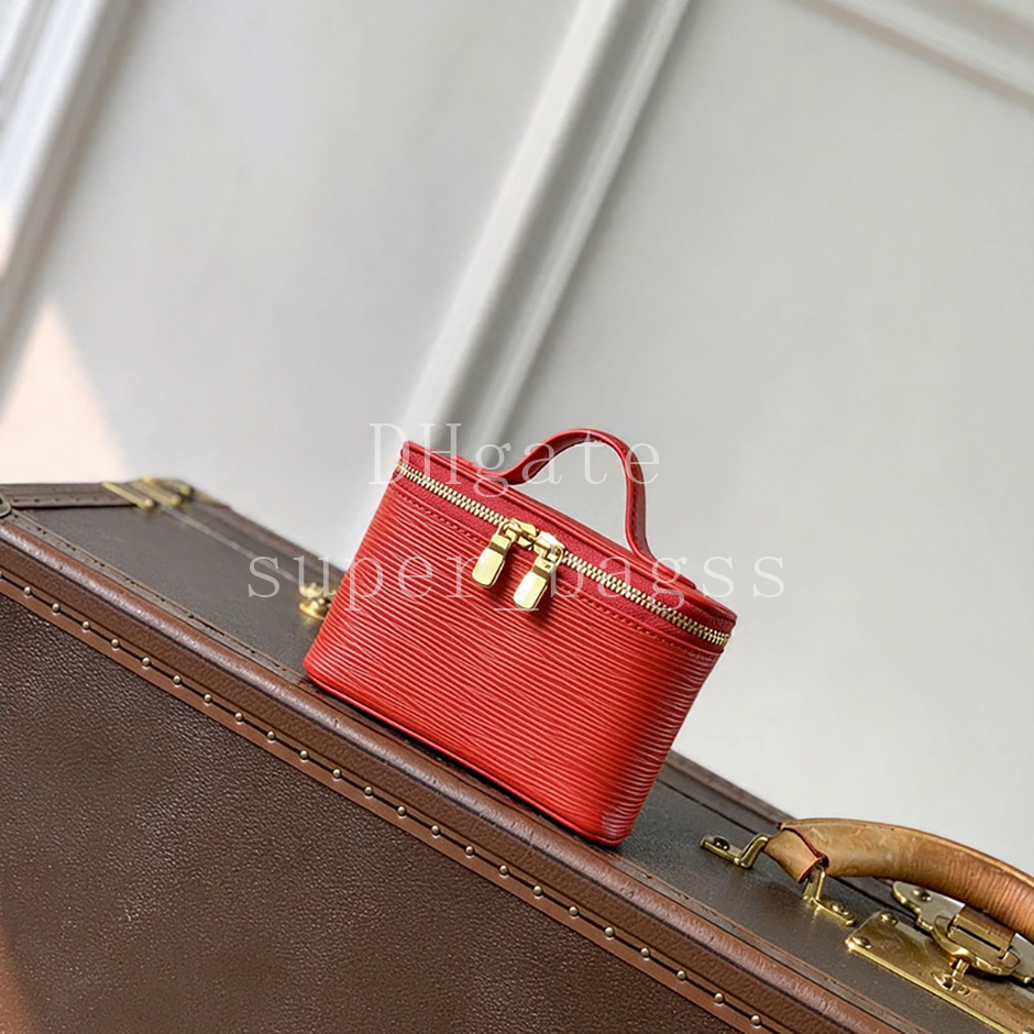 Nice Beautyy Handbag 13.5CM Luxury Master Quality Epi leather Mini Designer Top Handheld clutch Evening Bag With Gift Box LN18B