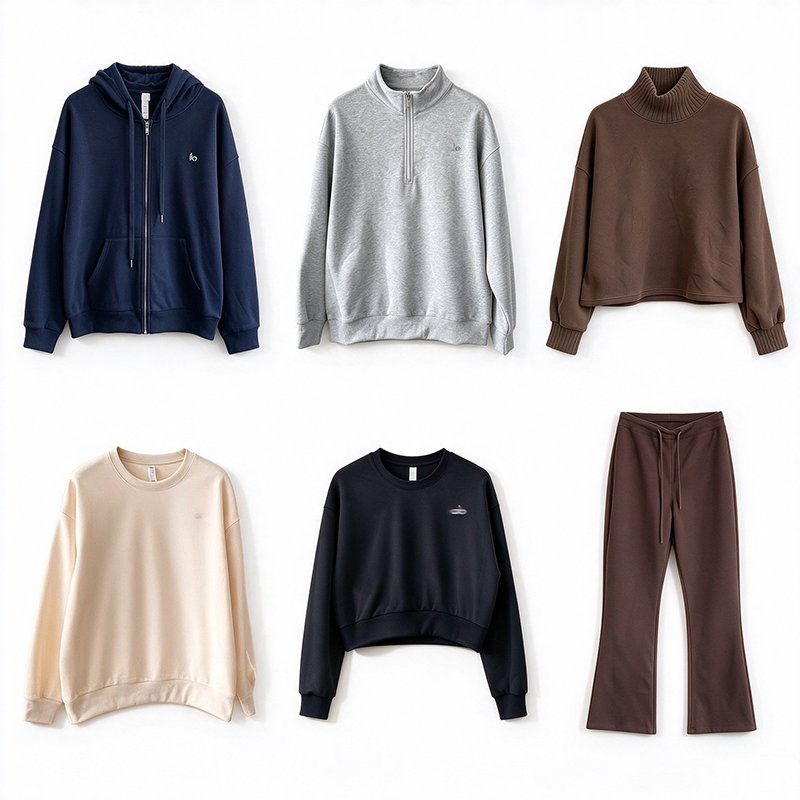 Sweat-shirt design Pillover Essential Alosets Femmes Vêtements Sweat à capuche unisexe Coupe décontractée Athleisure Polyvalent