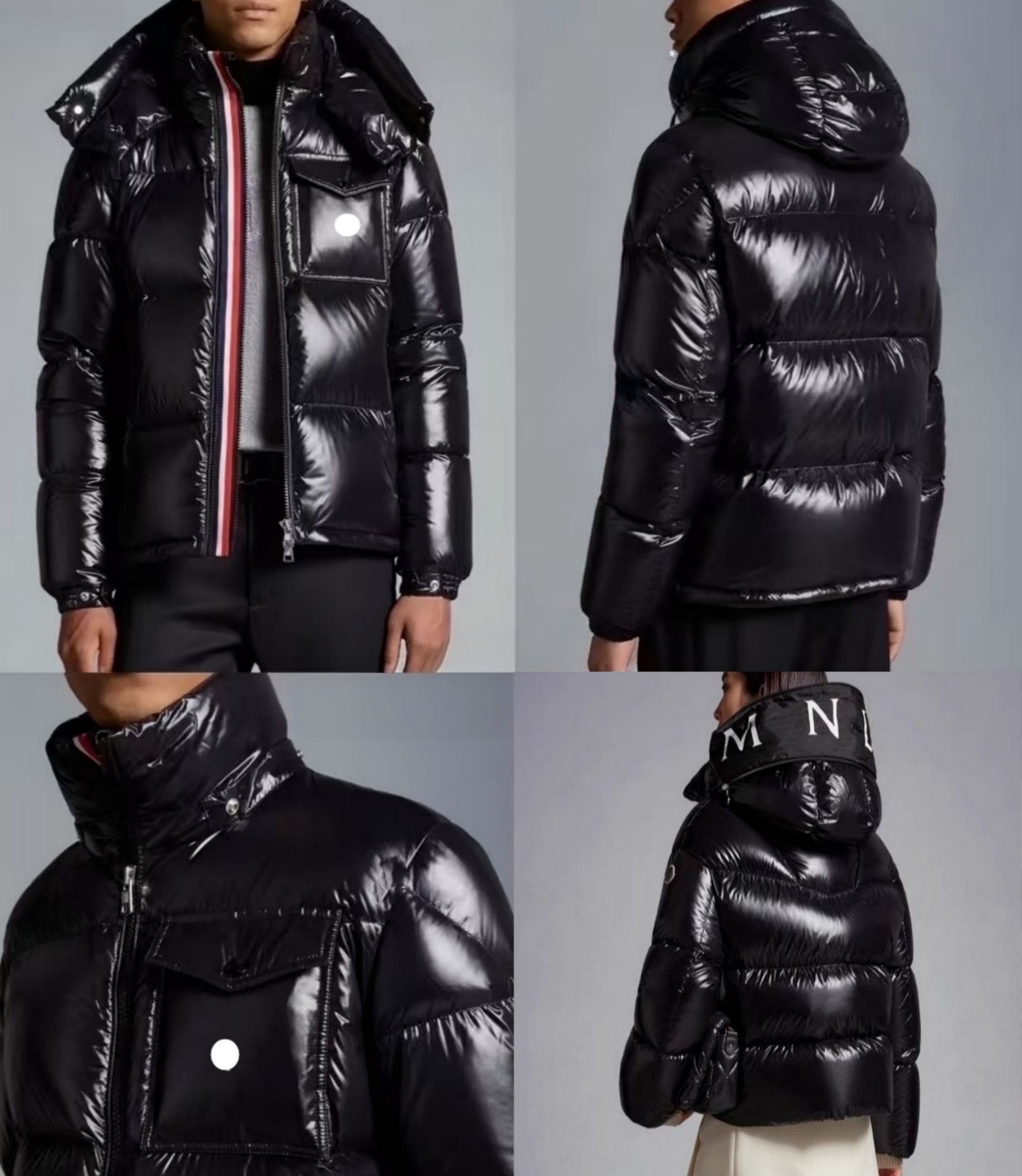 Winter Puffer Jackets Men Designer Jacket Coat Doudoune Jacket Hooded Coat plaid White Duck Down Windproof Thick Warm Loose Long Sleeve Trench Coat