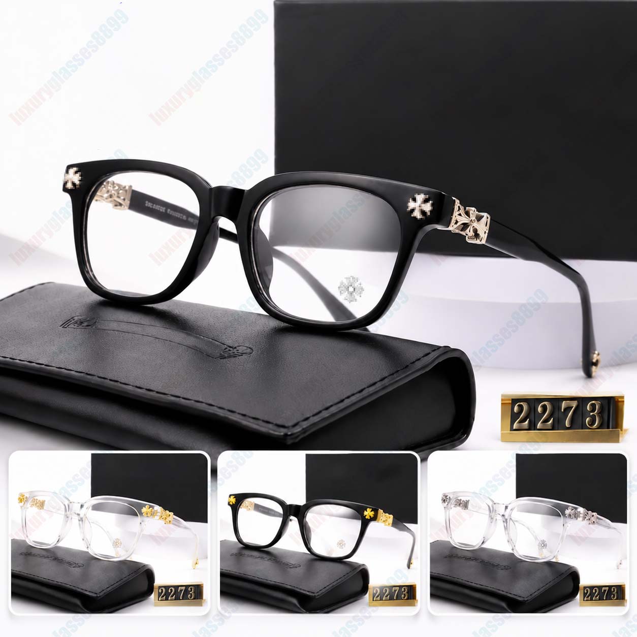 chrome glasses Vintage Square Frame Sunglasses Retro Fashion Eyewear Decorative Metal Details Stylish Unisex Glasses for Men Women