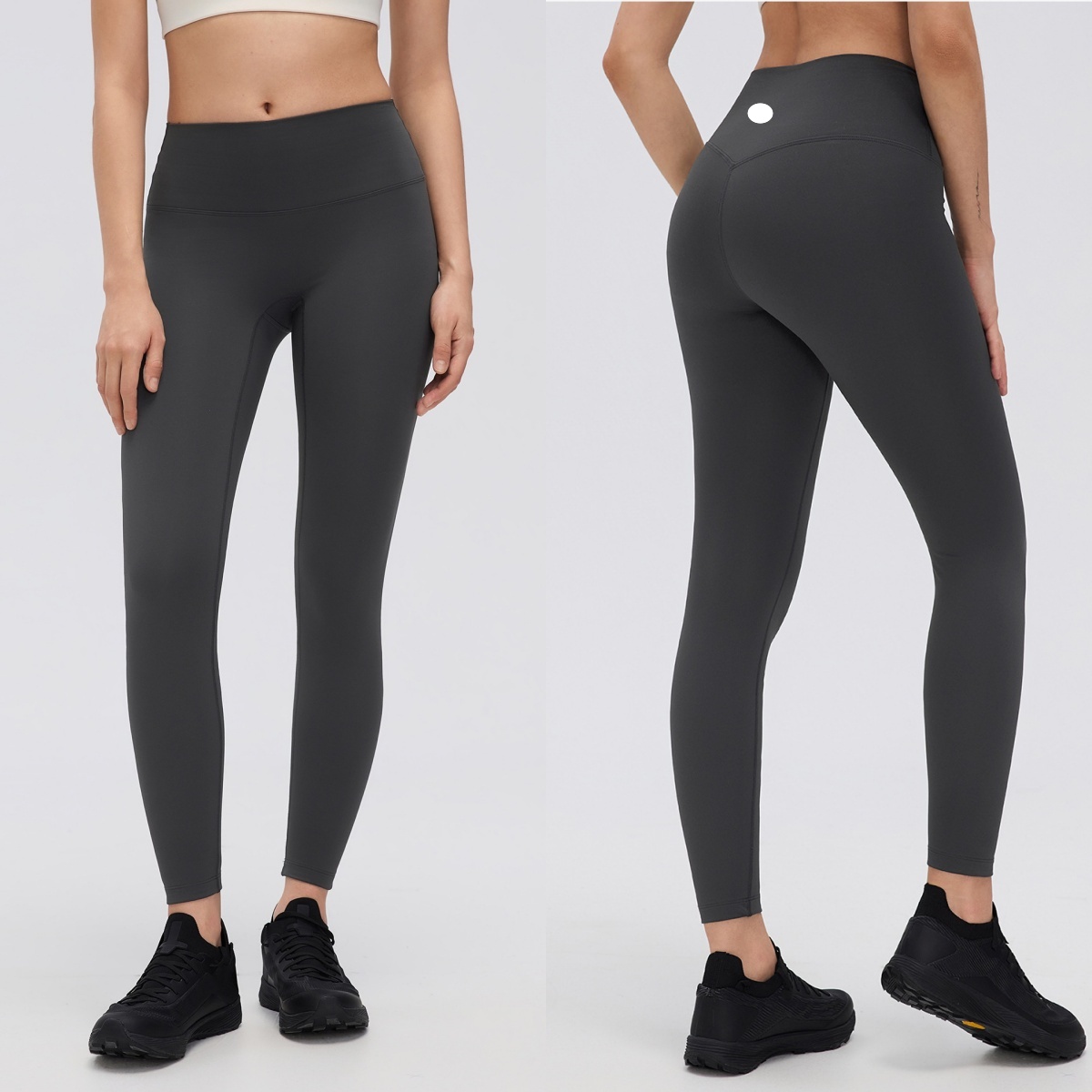 UU-L6714 Pantalon de yoga taille haute pour femme Leggings tonifiants nus avec ceinture relevée Vêtements de fitness parfaits pour les amateurs d