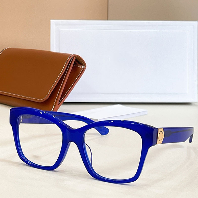 Optical Glasses 40108F Classic womens acetate rectangle reading goggles Daily outfits outdoor anti blue light mens glasses With box