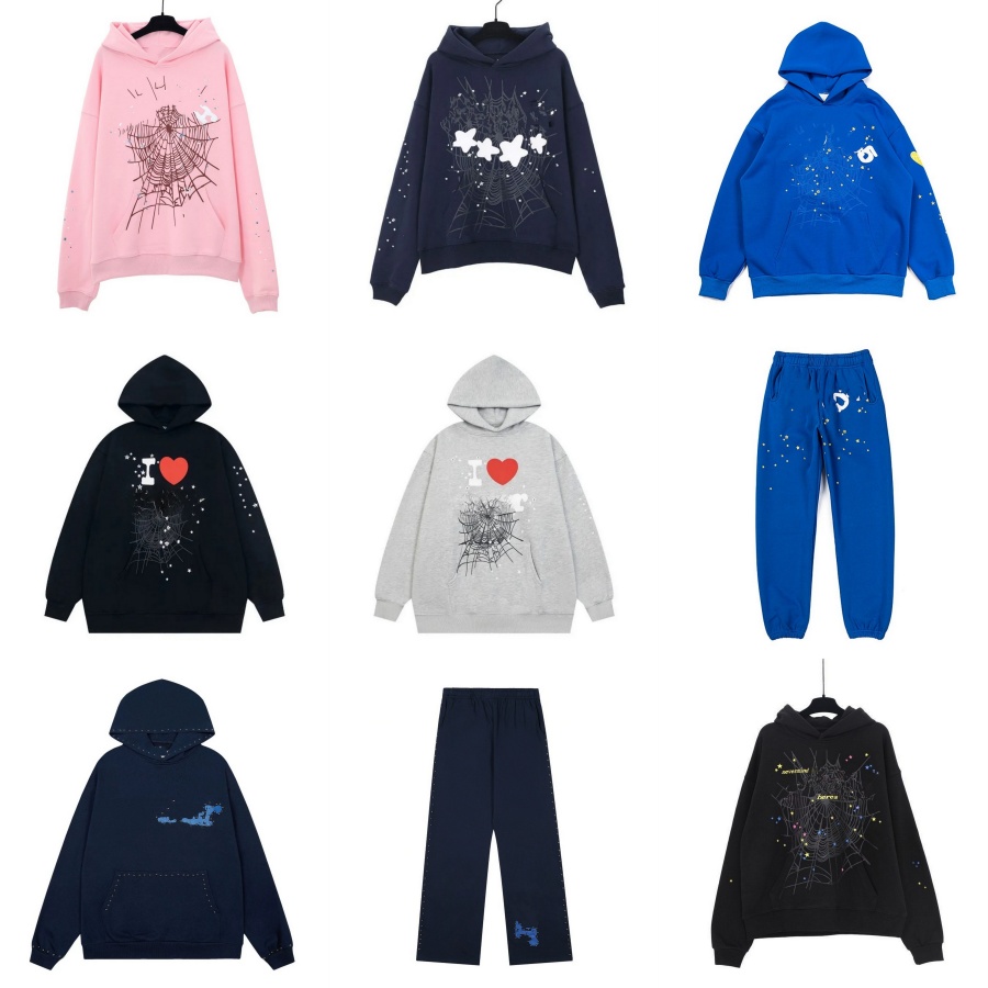 Mens Graphic Tracksuits 100 Cotton Hoodie Designer Pullover Disigner Hoodie Rhinestone Hoodie Red Hoodie 555 Hoodie Star Letter Long Sleeve Streetwe