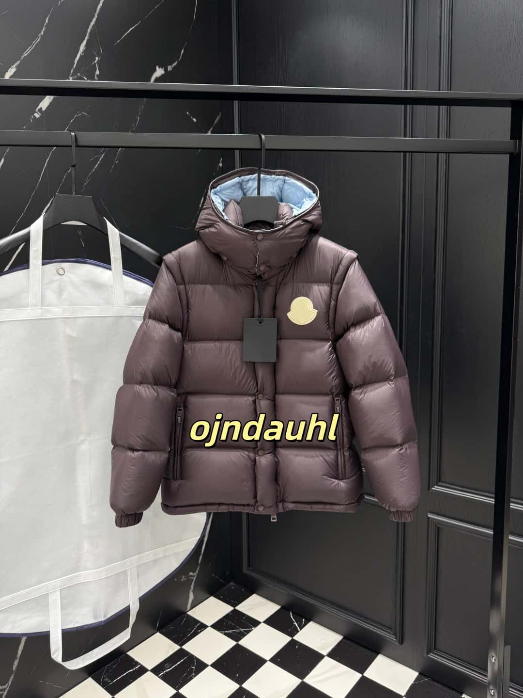 coat puffer jacket designer Down Jacket Hooded Short Down Jacket Heavy Winter Puffer Coat Hooded Vest Stand Collar Jacket Multi-functional Jacket 19