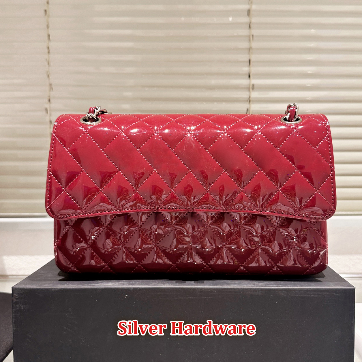 Top Quality Designer bag Patent Leather Flap bag CF Chain Shoulder bag Crossbody bag Women Luxury Gold Turnlock Quilted Flap Shoulder bag Glossy Lea