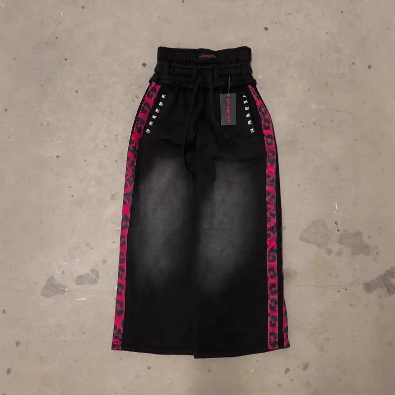 Pantalon à jambes larges Hip Hop de styliste, unisexe, faux deux pièces imprimés, Streetwear, jogging Y2K, pantalon décontracté pour Couple, nouv