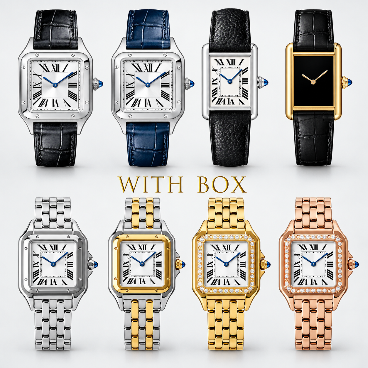 Jason007 Couple Watches Fashion Designer Movement Quratz Moissanite Case 904L Steel High Quality Sapphire glass Luxury Waterproof Gift Family Womens