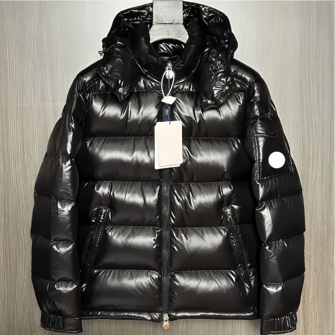 Men's Puffer Jacket Designer Maya Jackets Down NFC Arm Scan Round Zipper Grey Interior Winter Parka brand doudoune homme luxury puff jackets wo