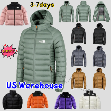 Mens Womens Warm 700 Fill Down Parka Lightweight Puffer Coat Stowable Hood Water Repellent Zipper Outerwear For Winter Outdoor Trip 5A