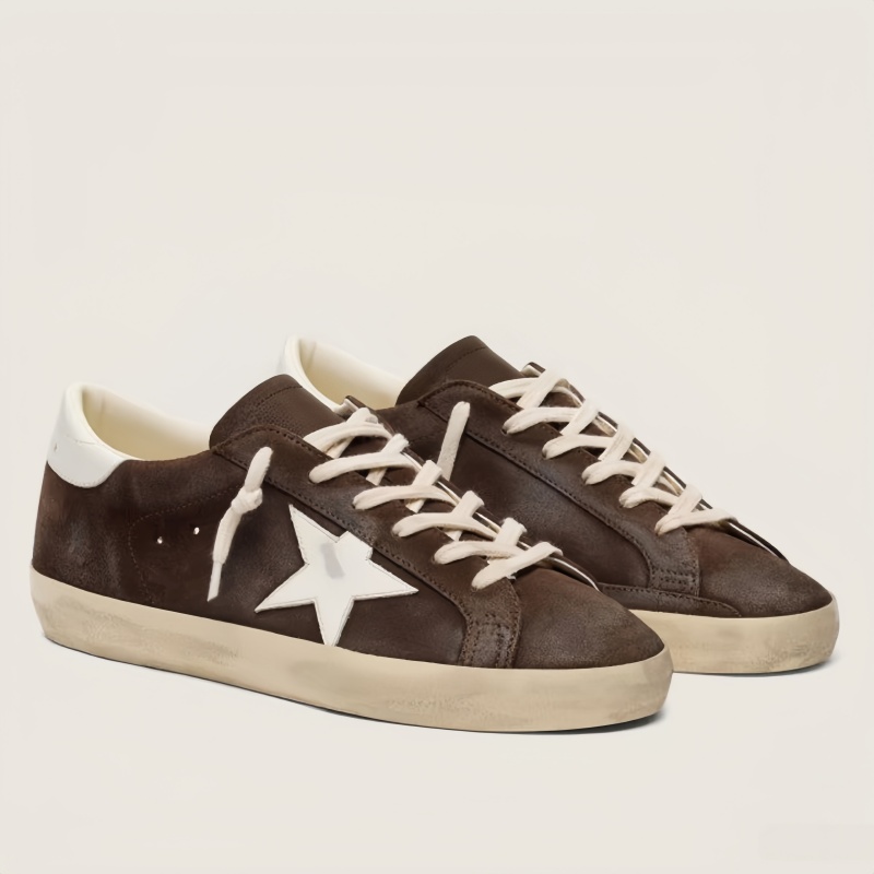 Designer casual shoes Luxury Brand Men Women Sneakers leather Suede Star Vintage low top Lace Up Distressed dirty Trainers Youth sports running athl