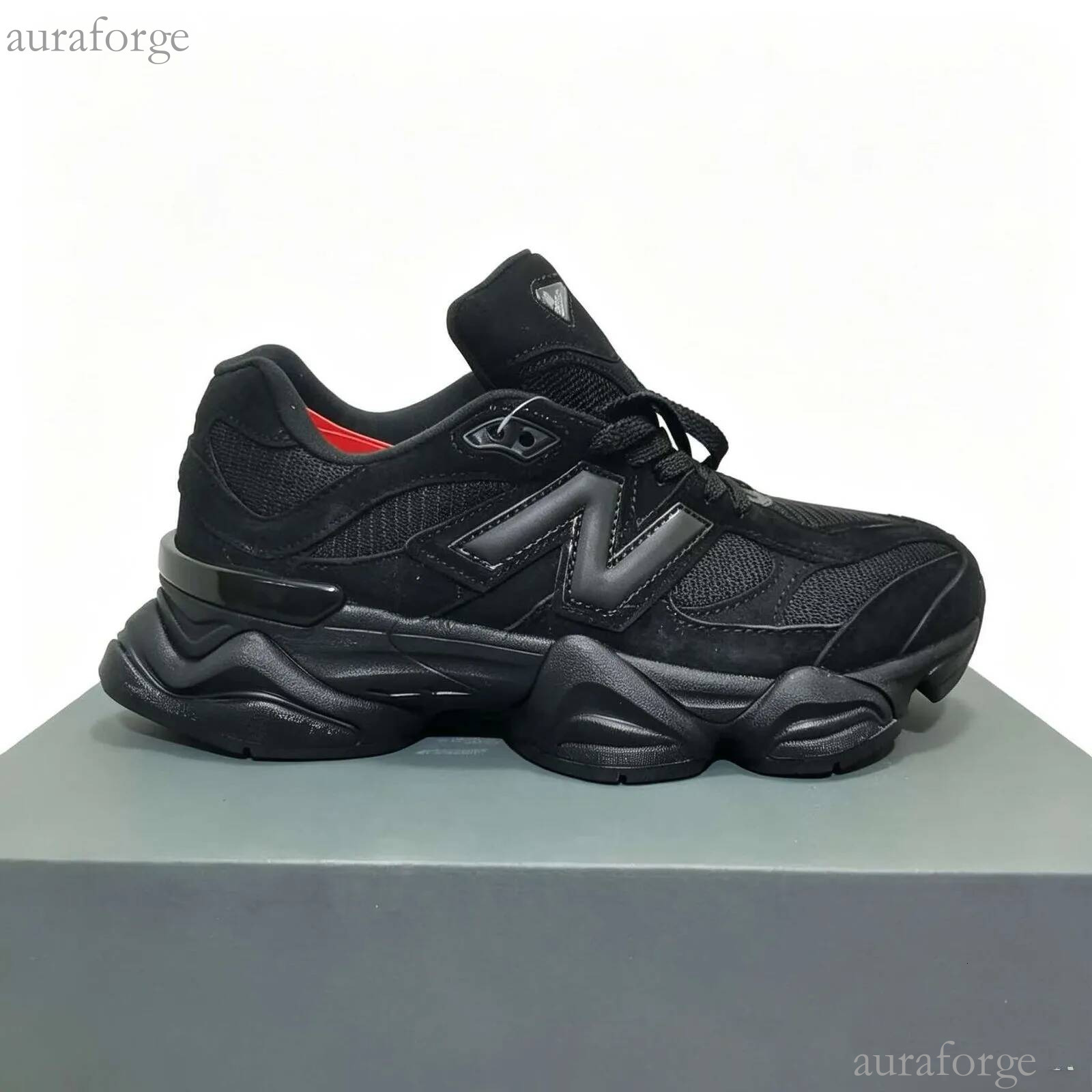 Balancely 9060 shoes Viral Chunky Platform 530 sneakers Black Silver Retro Dad Shoes Couple Streetwear Daily Footwear 9060 running shoes 26c