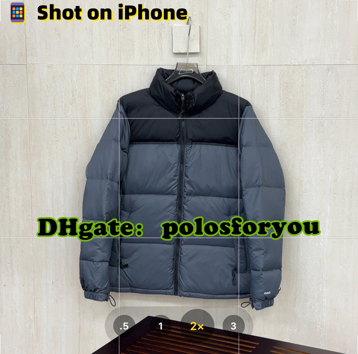 puffer jacket 1996 down jacket mens womens Real 350G duck down filling Full warmth retention winter jacket men chest embroidery design Size XS-2XL t