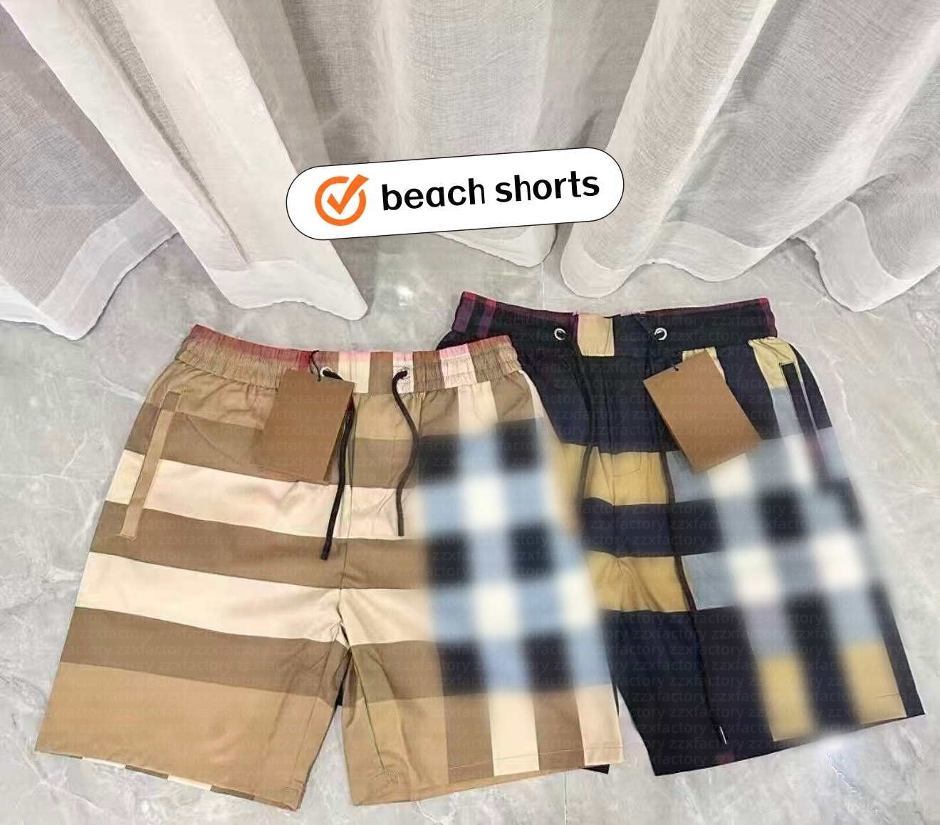 Shorts Men Designer Shorts Designer Mens Trunks Tshirts Fashion Colored Letters Swim Trunks Quick Drying Swimwear Swim Shorts