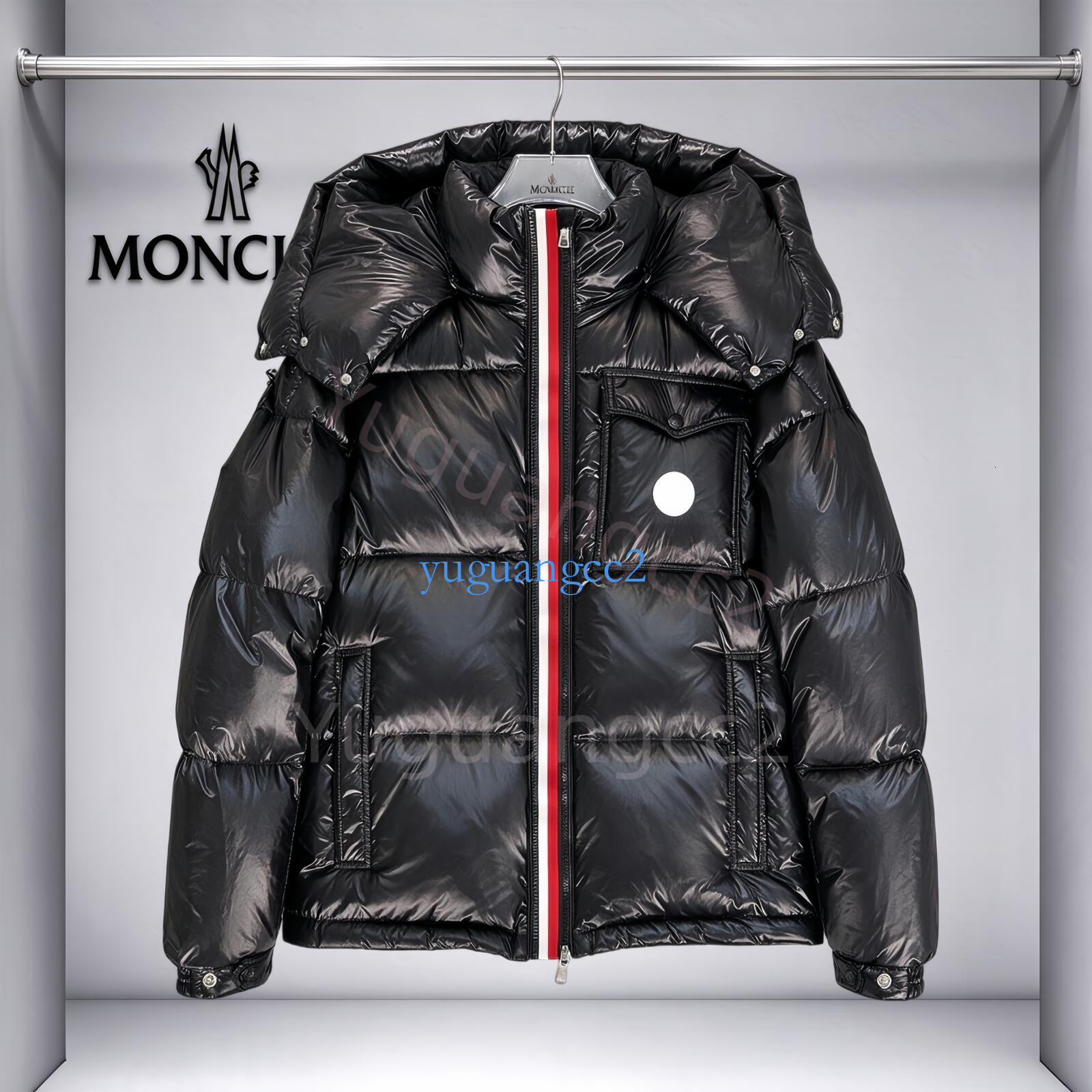 Mocnlere puffer jacket men Men Shiny Puffer Jackets New Winter Man Hooded Casual White Duck Down Coats Quality Male Outdoor Windproof Warm Mocnlere