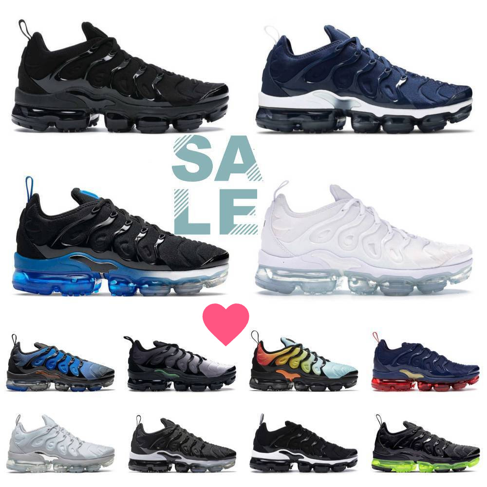 Trainers Plus Tn Sports Shoes Men Women Tns Requin All Black Royal Wolf Grey Triple White Blue Red Midnight Navy Runner Outdoor Designer Fireberry O