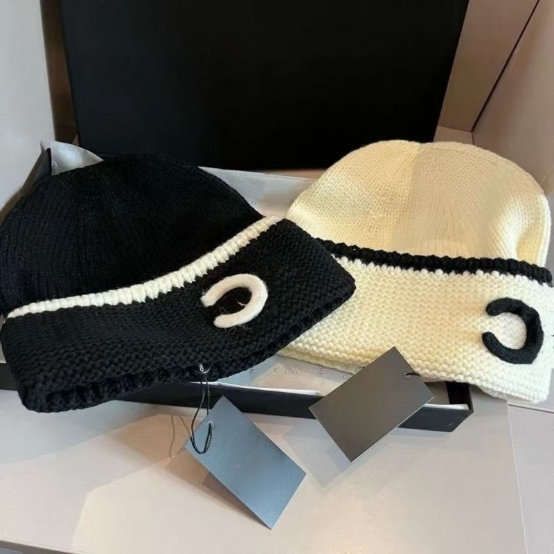 Luxury designer knitted beanie for men women cashmere winter hat outdoor skiing sports cap wicking bonnet high quality keep warm street style