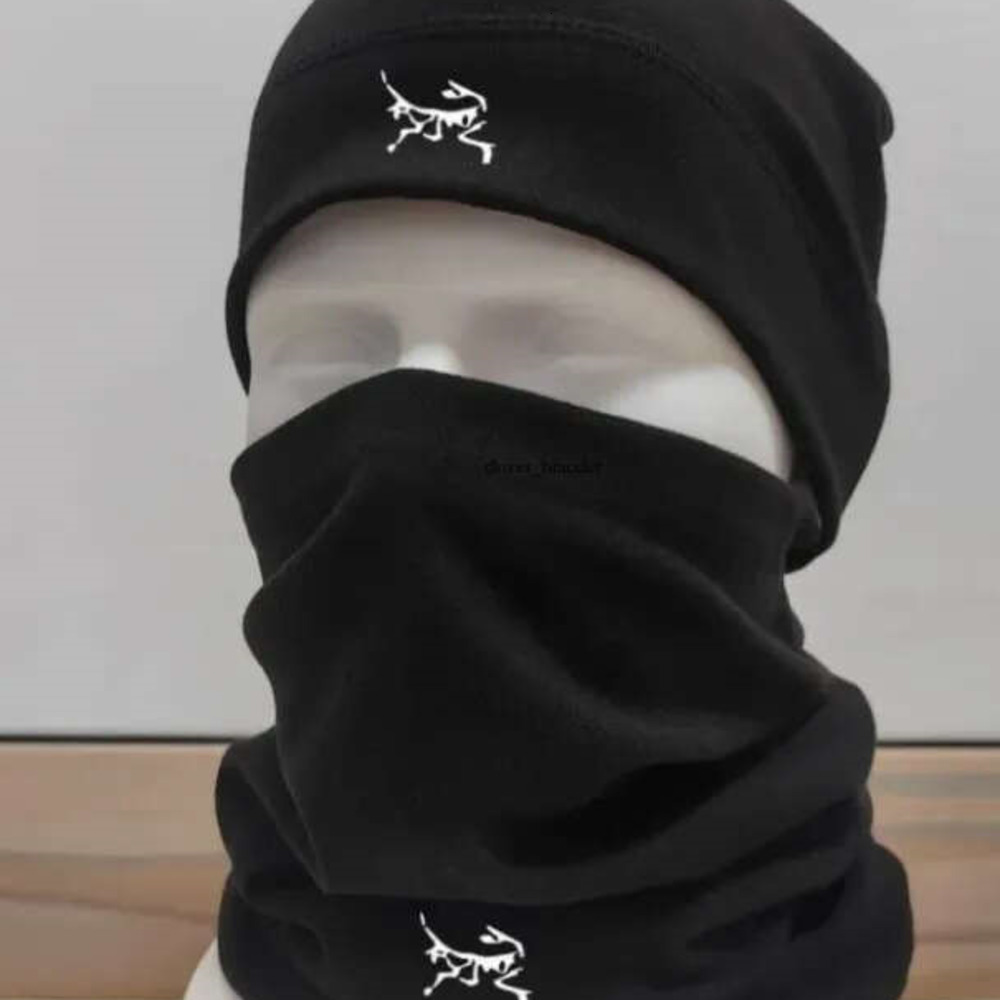 Beanie/Skull Caps arc snood mens and womens winter windproof scarves fleece thickened guards neck covers outdoor sports cycling ski masks warm hats