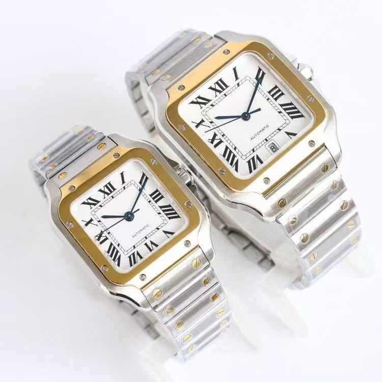 high-quality 35MM stainless steel Automatic Mechanical Wristwatch, elegant and noble, waterproof, sapphire glass; women's Men's watch gift