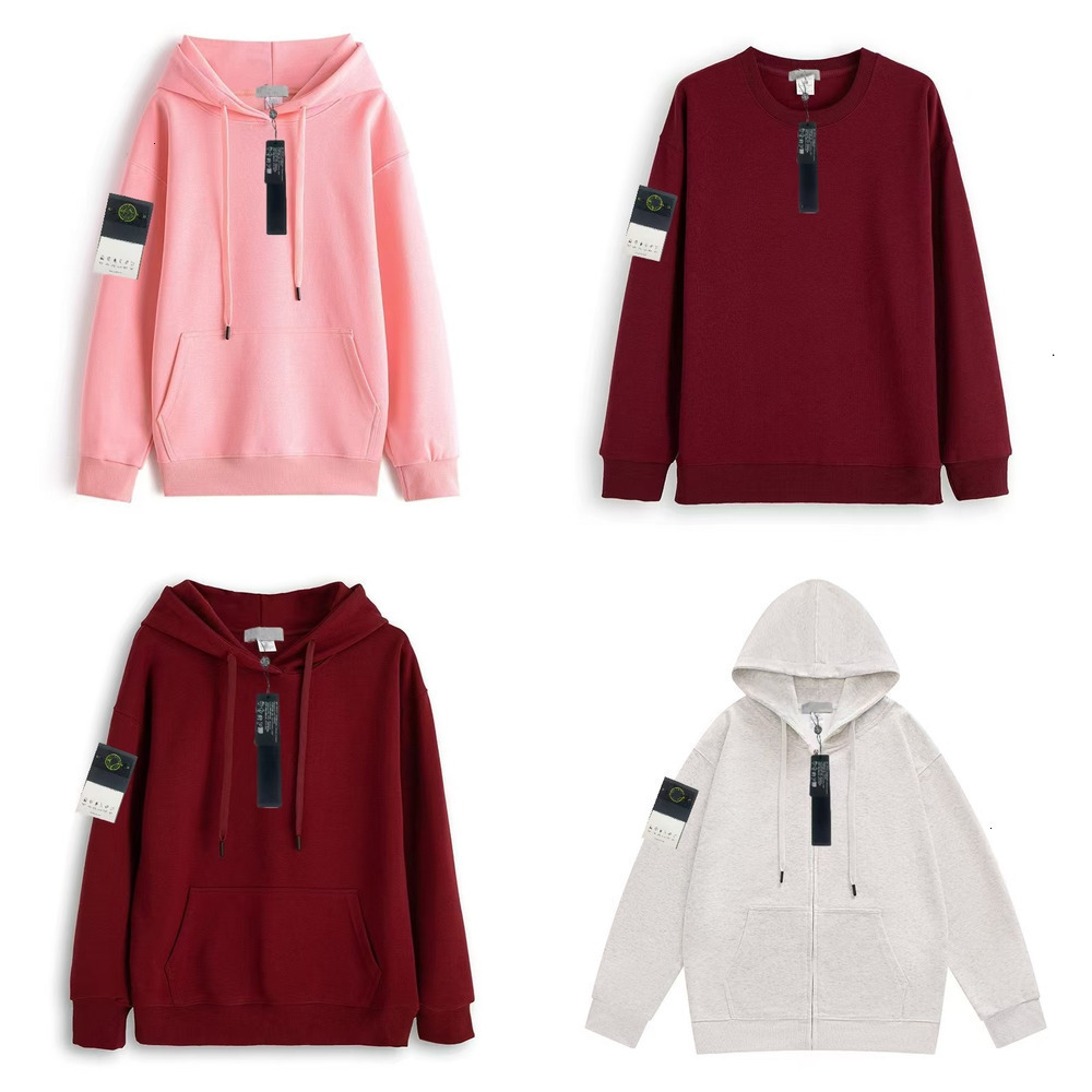 designer mens stones jumper zip up hoodie sweatshirt womens hoodies hooded cross badge armband letter sign Long Sleeve Sweater Pullover compass Hood
