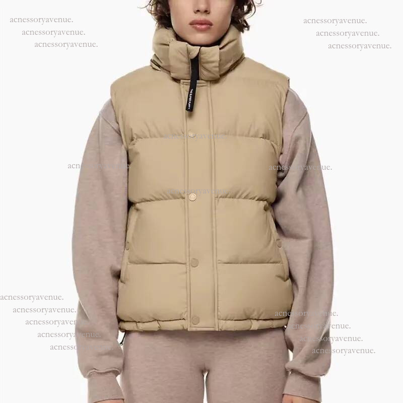 Designer Aritzia down puffer jacket women super puff short hooded vest branded waistcoat Canada down thickened extreme warm knee length jackets arit