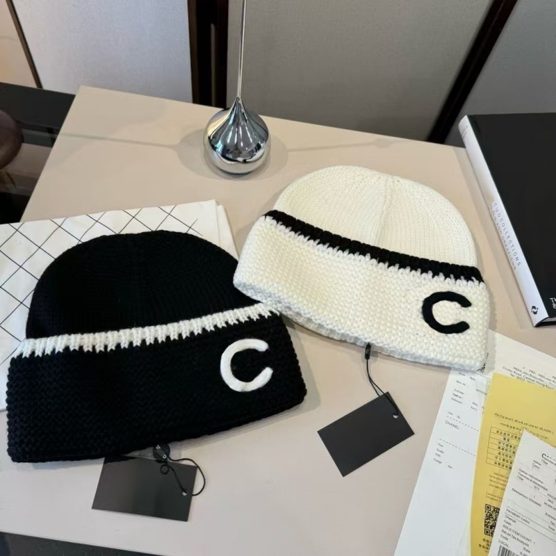 High quality designer cashmere beanie men women knitted winter bonnet outdoor sports skiing cap luxury wicking hat keep warm cap