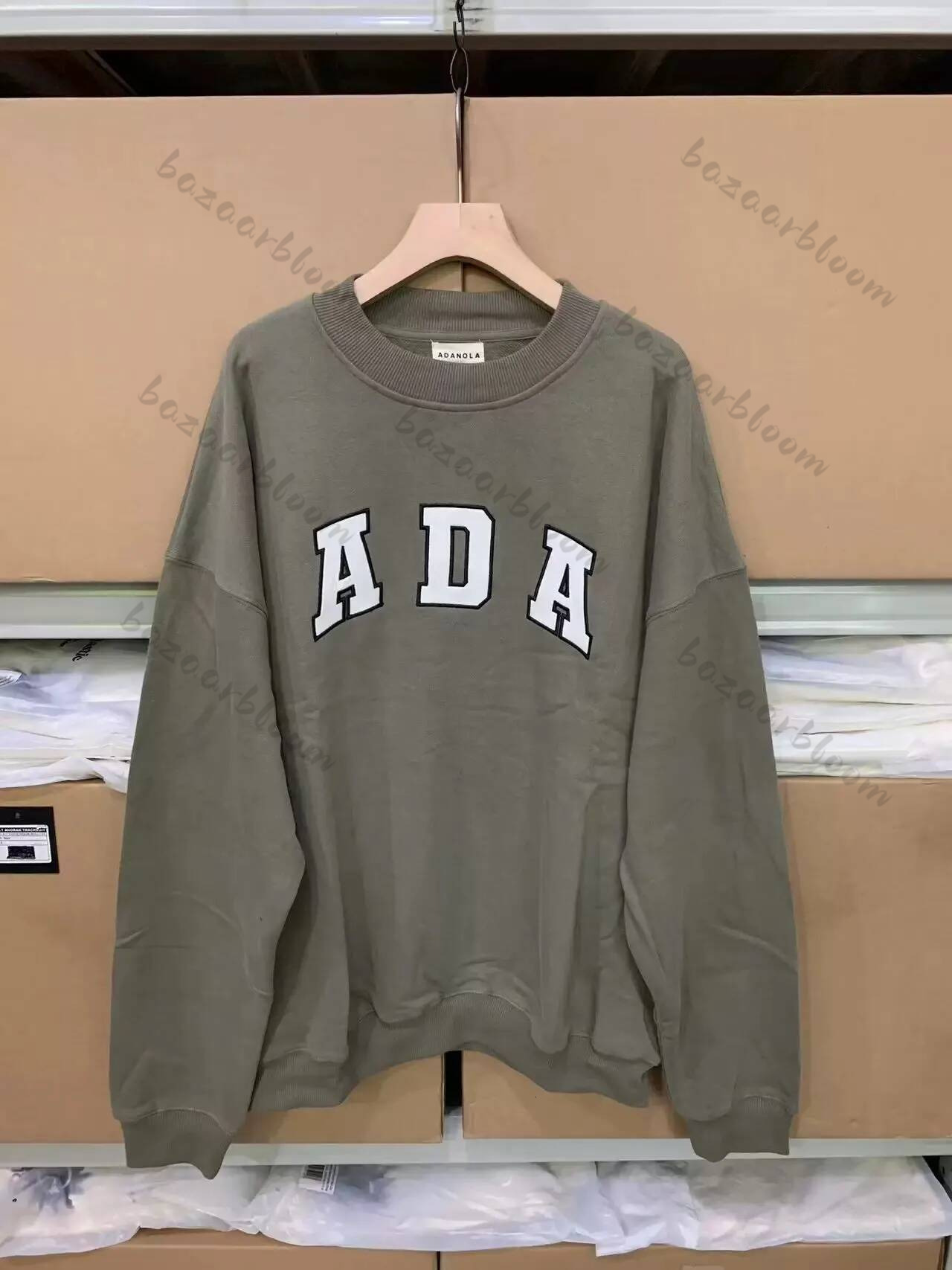 Adanolalynessity Sweatshirt Oversized Hoodie Loose Loop Cotton Letter Print For Men And Women Spring Autumn Designer Hoodie Ada Hoodie Pullover Swea