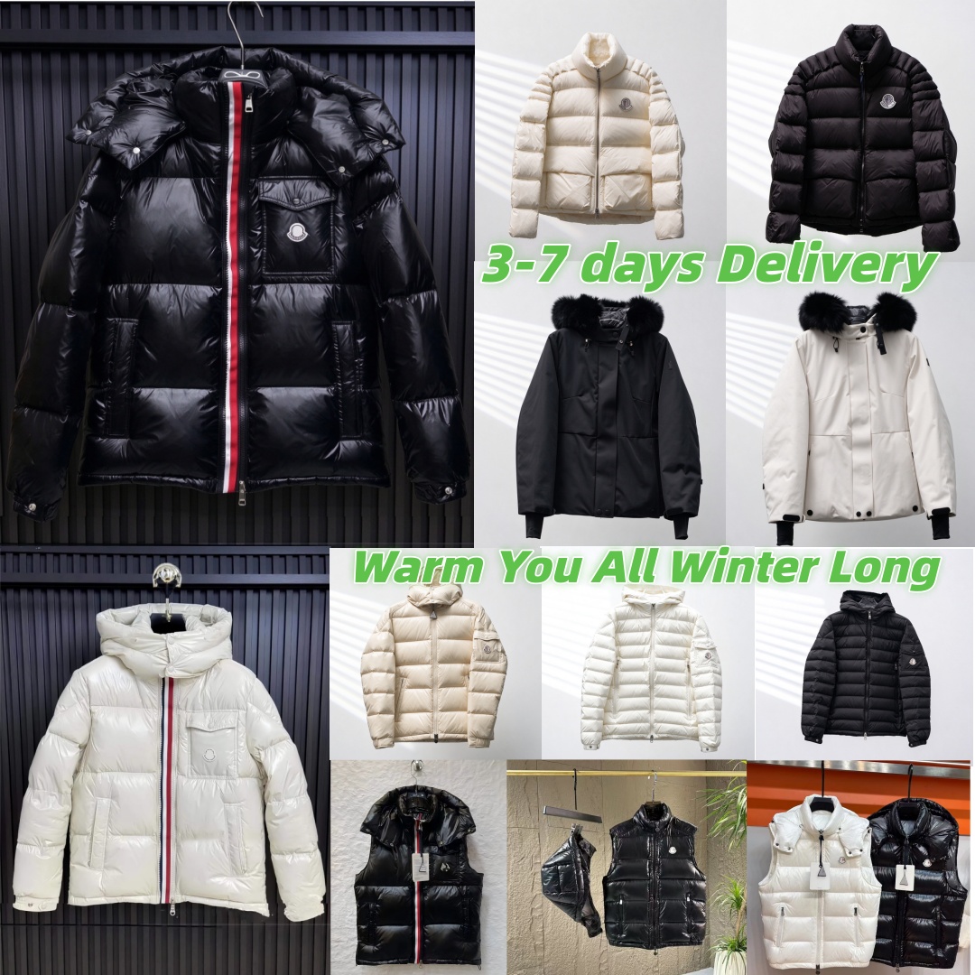 Menclo Mens Down Jacket Unisex Glossy Puffer Jacket Detachable Hood Horizontal Quilted Winter Coat Warm Strip Zip Up Streetwear Outerwear for Men Wo