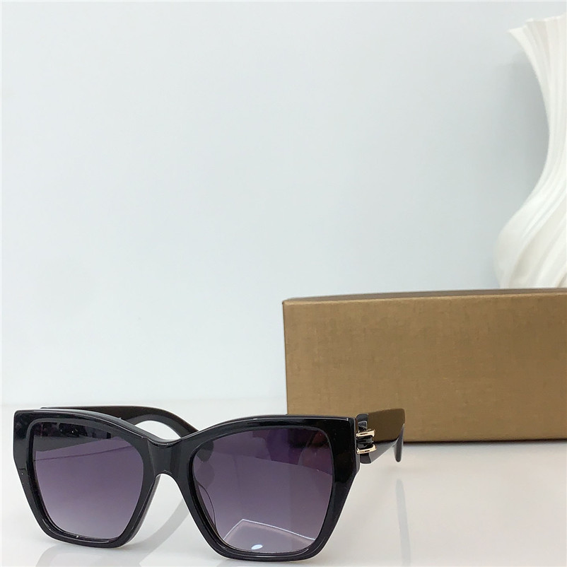 New fashion design cat-eye sunglasses 40097I acetate frame simple and popular style versatile outdoor UV400 protection eyewear