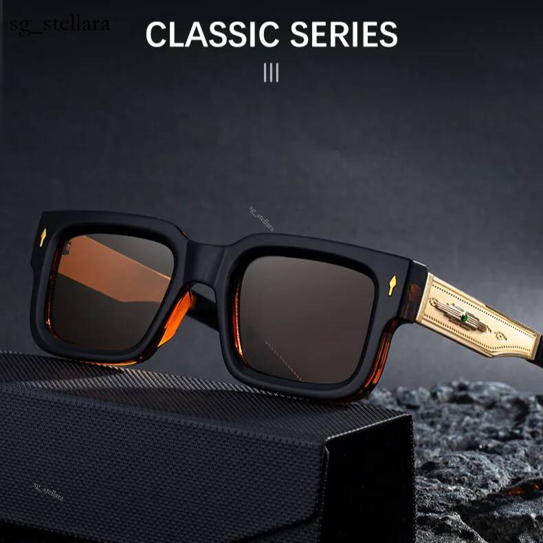 2026 New Designer Sunglasses Luxury Fashion Square Frame Retro High End Sunscreen Outdoor Sports Cycling Goggles Trendy Brand Men's Accessories