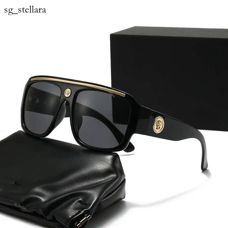 Luxury 2026 High End Daily 2025 European And American New Style Men Thick Fashion Trade Large Frame Sunglasses Women Hot