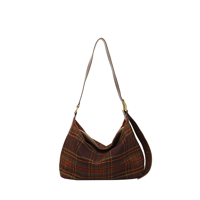 Grande capacité femmes automne hiver mode polyvalent tendance unique sac fourre-tout à bandoulière Simple sac à main de rangement décontracté 241