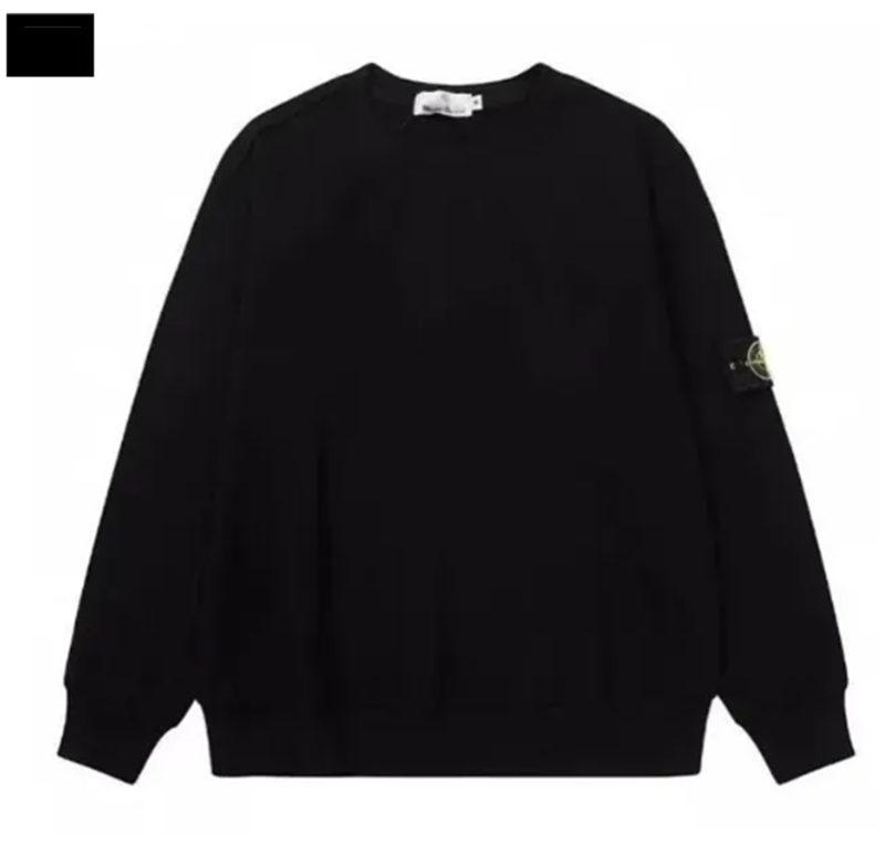 New hoodie, high-quality male and female designer round neck embroidered badge, pure cotton hoodie