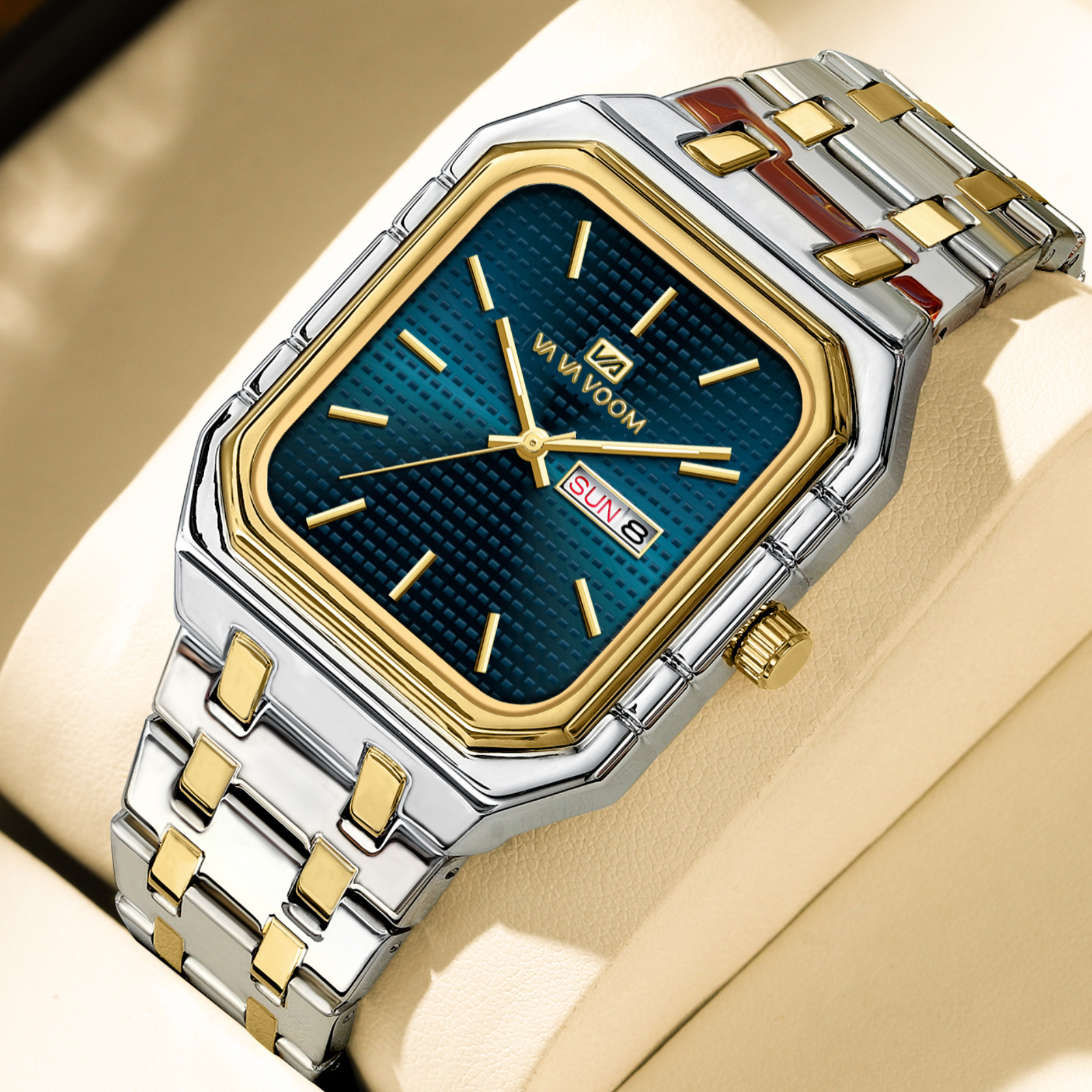 Great quality mens Designer WristWatches with box life waterproof 30m male Luxury Dial 52.5mm Stainless Steel quartz Watchs no796