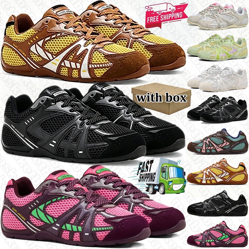 with box free shipping marco shoes designer The 72 Spring sneakers pink yellow white triple black women mens trainers fashion comfort outdoor casual