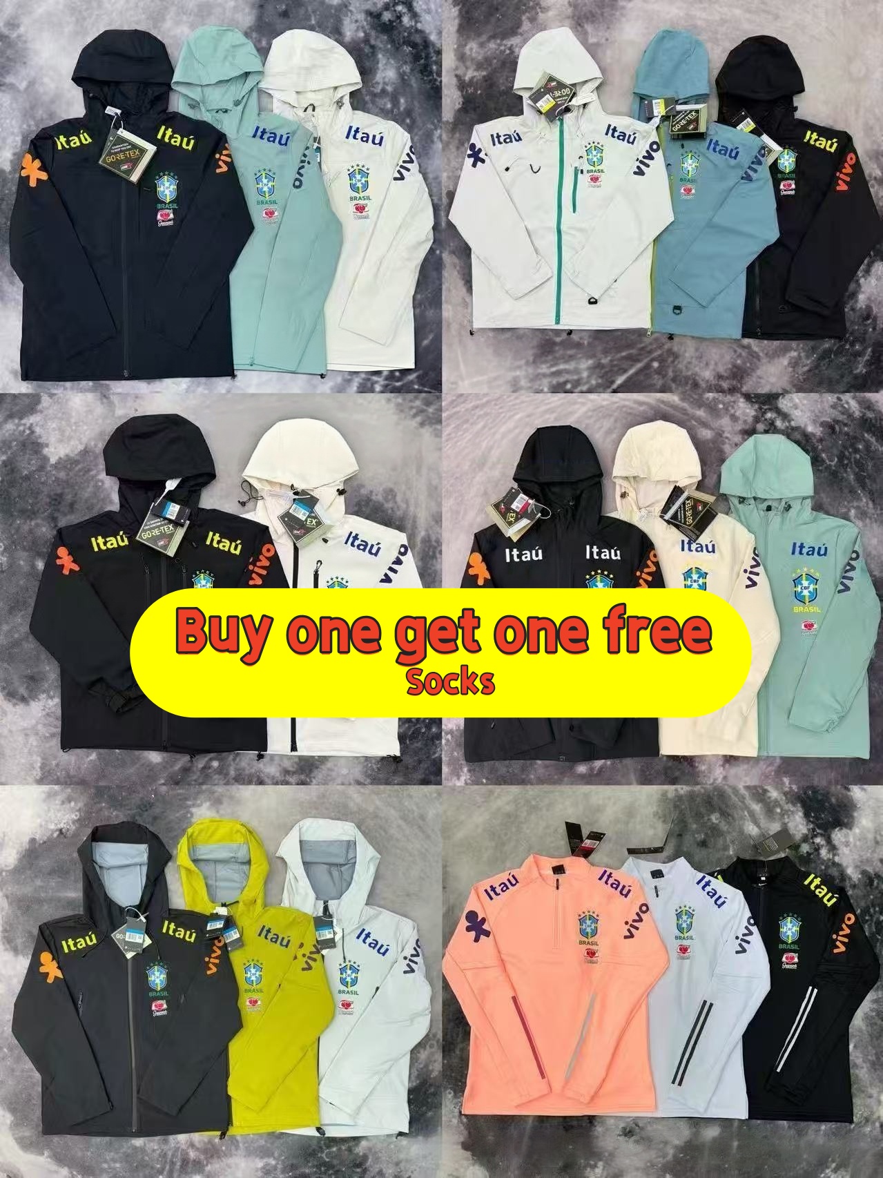 Designer Nkniky Brazil Windbreaker Jacket Men Veste Homme Bresil Women JacketsCoat Hoodie Mens Y2k Wind Breaker Waterproof Tracksuits