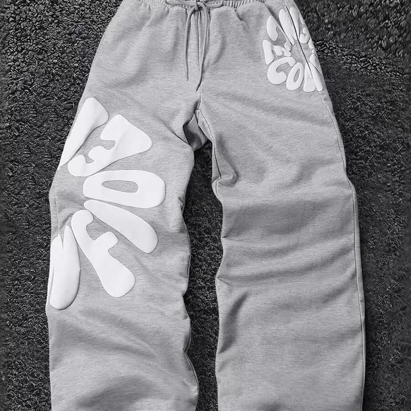 Designer Y2K Hip Hop Rock Letter Pantaloni sportivi con stampa in schiuma per uomo Donna Pantaloni larghi da jogging casual streetwear dritti