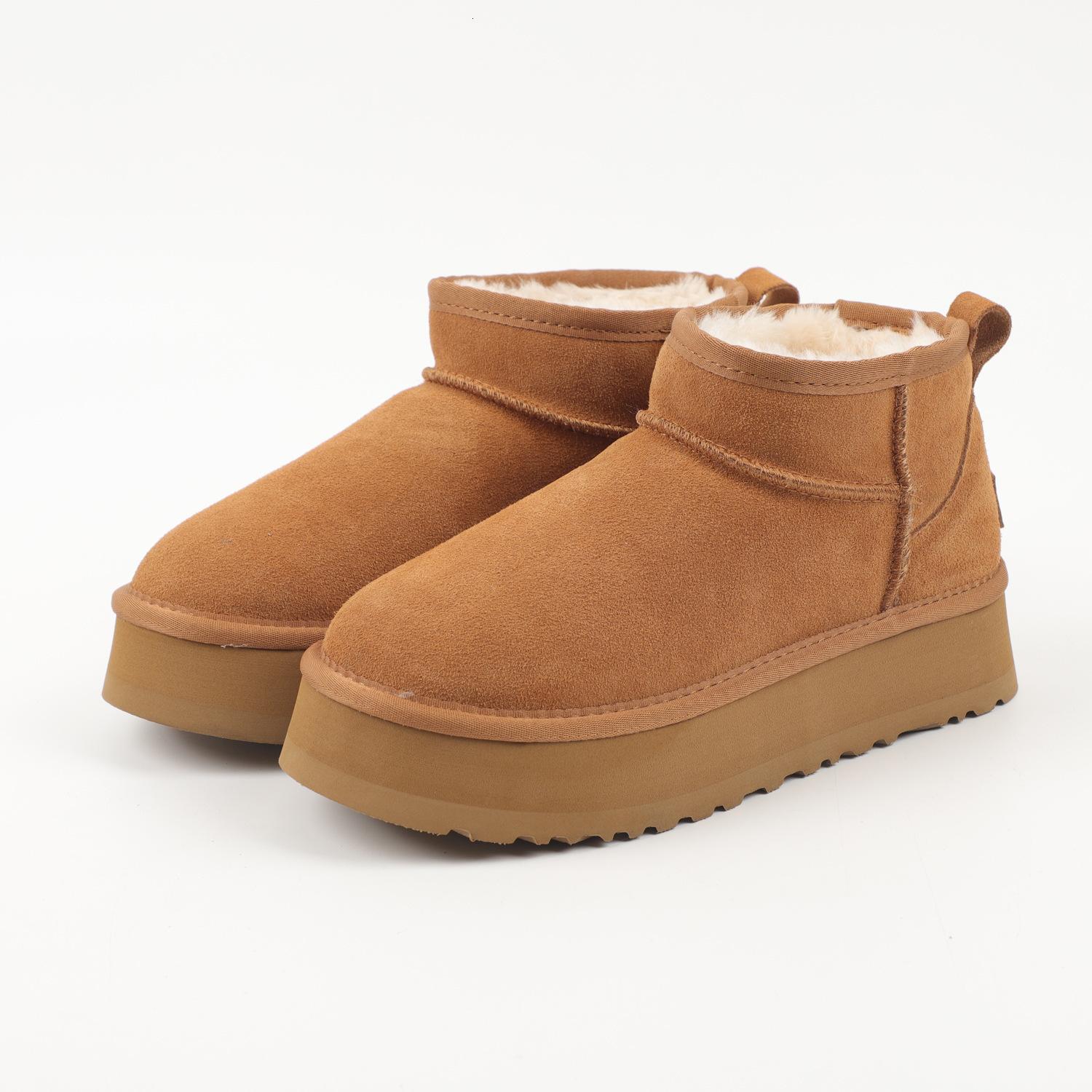 luxury designer boots 2026 Women Winter Snow Fleece Lined Thickened Warm Short Tube Cotton Shoes Casual Fashion Footwear Short Boots Wholesale Free