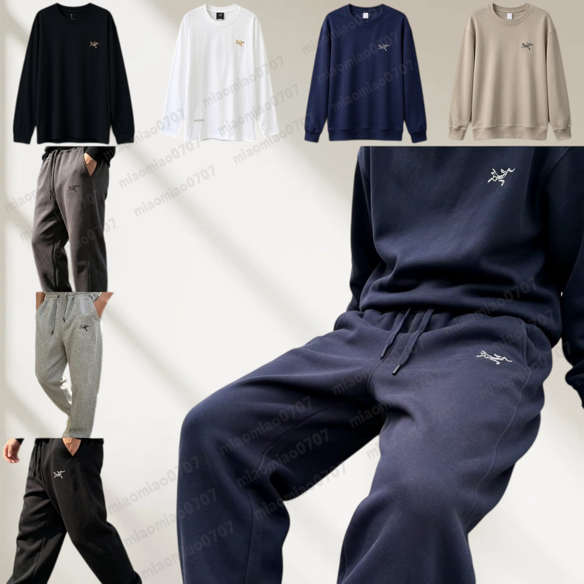 Arc bird mens sweatshirt designer sweatshirt womens sweatshirt Long Sleeve Pullover pants mens pantalon femme Fall and sweatpants Winter Fashion Asi