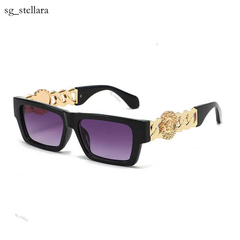 Luxury Brand Designer New European And American Square Women's Trendy High End Fashion Sunglasses For Women Wholesale Hot