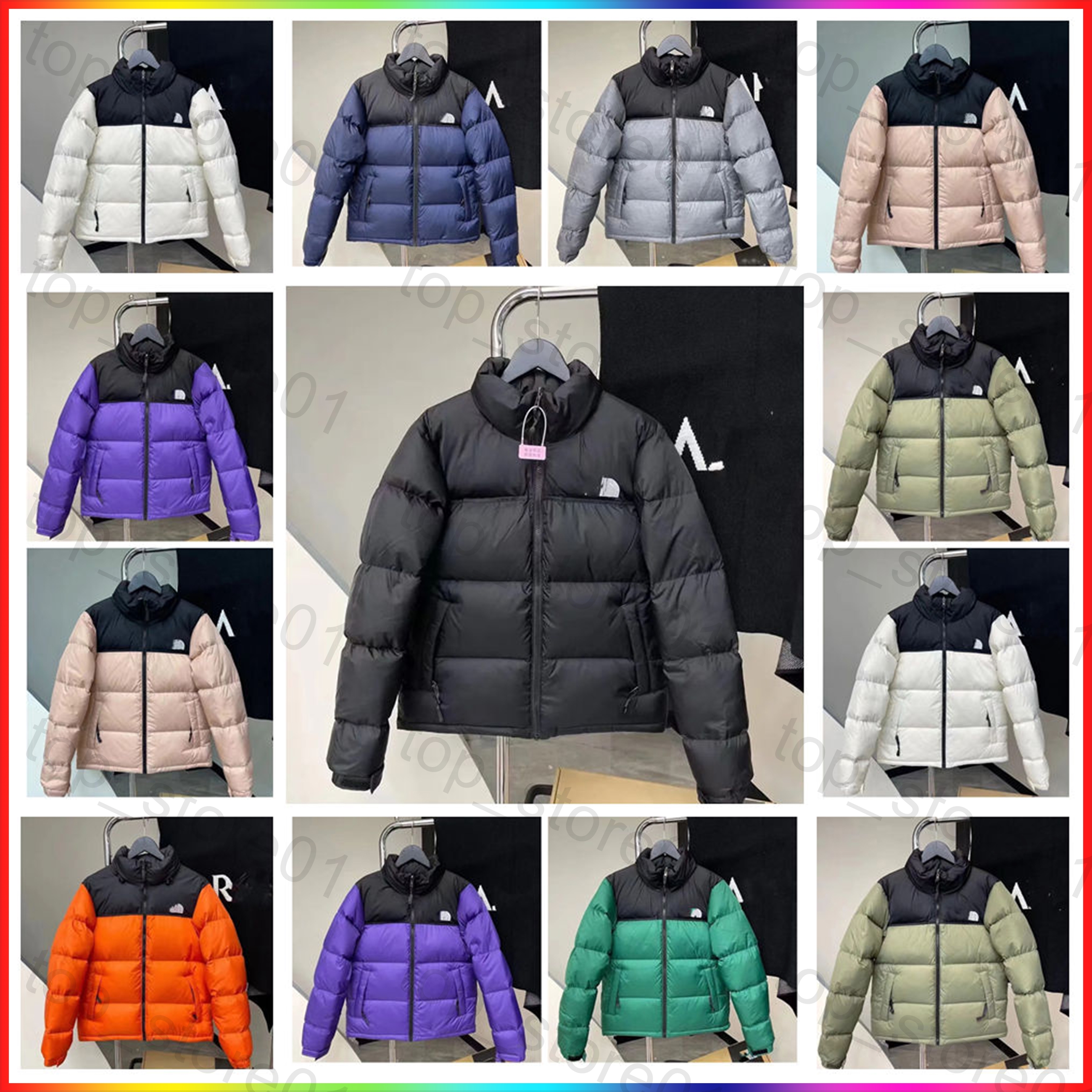 2026 Face jacket Men Jacket Designer Puffer Jacket Embroidered 700 Down Jackets Coats Peak Purple Unisex Unisex Long Sleeve Zipper 700 Fill-down War