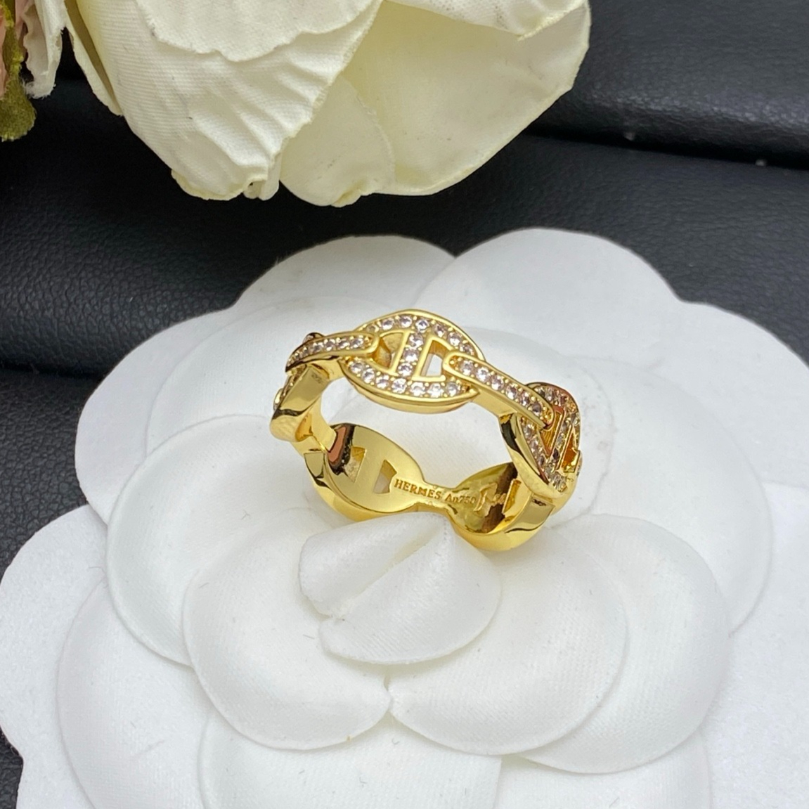 Letter Diamond Ring Women Designer Rings Luxury Gift High Quality 18K Gold Rings Rings for Wedding Party