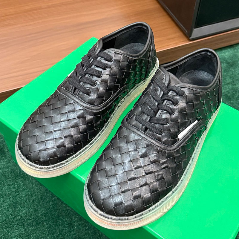 Serena Sneaker Designer Fashion Week Running Shoes Black Mens Womens Autumn Winter sneakers High Quality Woven Cowhide Soft Comfort Sheepskin Lining