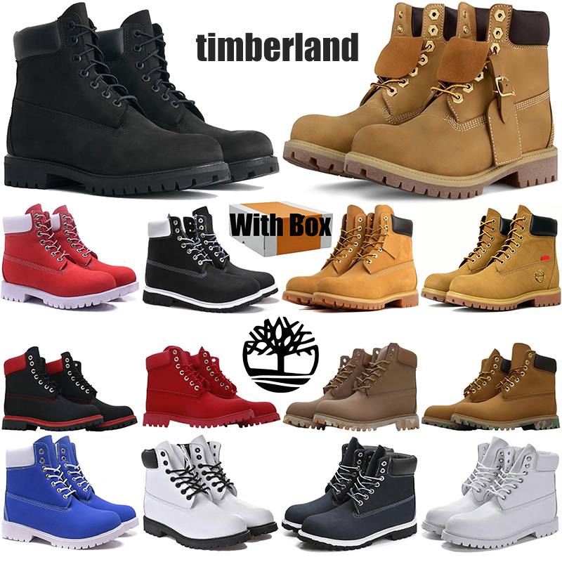 Free Shipping With Box Designer tims cowboy boots martin booties boot Shoes for mens womens winter Autumn bottes botte sneakers over the knee snow h