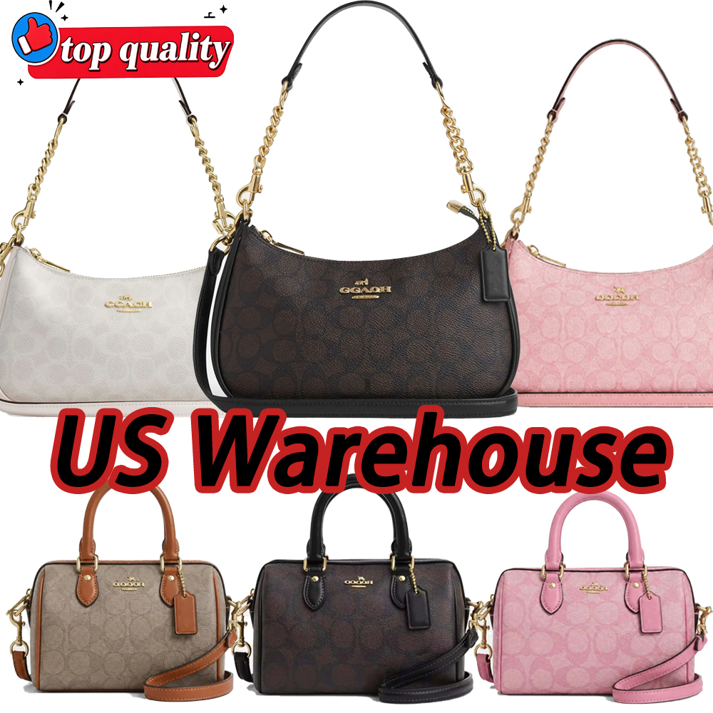 Sac de créateur de luxe femmes Signature toile sous les bras sac à bandoulière chaîne sangle Hobo sac à main Mini Boston cartable bandoulière sac